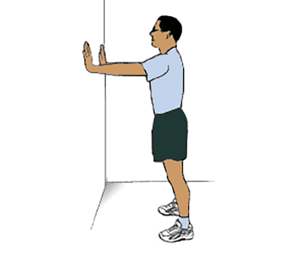 Wall Push ups