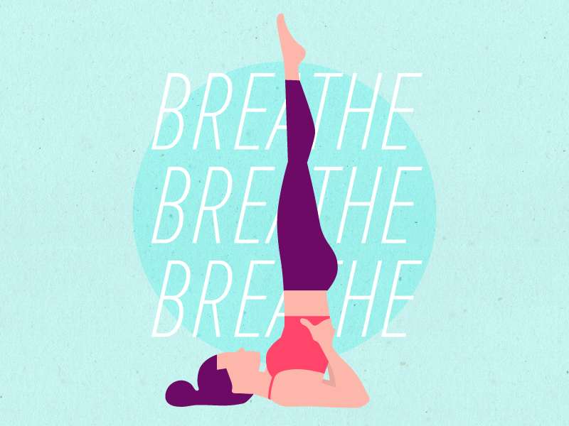 Yoga for thyroid- Sarvangasana